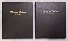 Dansco Morgan Dollar Series Albums #7178 & #7179 - 2-Album Set - Well Cared-For