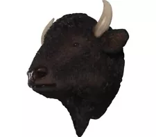 American Buffalo Bison Head Animal Prop Life Size Resin Statue Theme Decor Prop