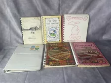 Lot Of 6 Church Local Recipe Cookbooks Money Saving Vintage Gourmet