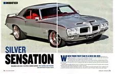 1969 PONTIAC FIREBIRD MODIFIED 495 CU ~ GREAT 6-PAGE ARTICLE / AD