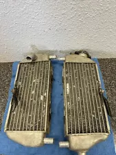 Honda CRF250X CRF 250 X RADIATORS PAIR SET OEM GOOD CONDITION USED