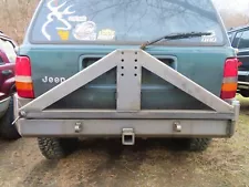 Elite Rear Bumper w/ Tire Carrier For Jeep Grand Cherokee ZJ