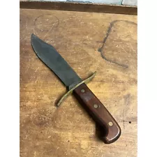 Vintage Western U.S.A. W49 Large Bowie Knife 14"