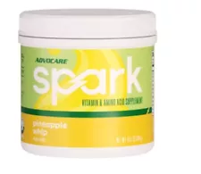 AdvoCare SPARK - PINEAPPLE WHIP Electrolyte Drink Mix (12.7oz/360g) - 10/2025!