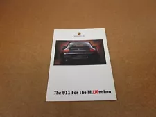 2000 Porsche 911 for the Millennium edition sales brochure 12 page