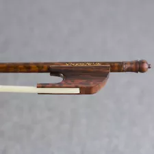 ***HURRY! - $60 OFF!*** Warm Tone Well Balanced SNAKEWOOD BAROQUE VIOLA BOW