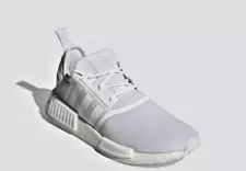 $120 Adidas Men's NMD_R1 Shoes Triple Cloud White on White NWB Size 10.5 CLEAN