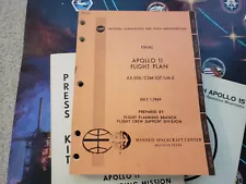 Original NASA Apollo 11 Flight Plan from 1969. A true piece of history.