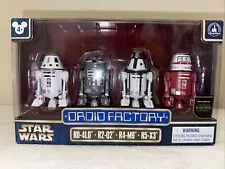 NEW STAR WARS DROID FACTORY THE FORCE AWAKENS R0-4L0, R2-Q2, R4-M9, R5-X3! A128