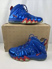 Nike Charles Barkley Mens Basketball shoes BLUE Size 10 POSITE MAX Sixers