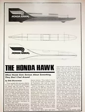 1971 Honda Hawk - 8-Page Vintage Motorcycle Article