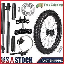 70/100-19 19" Front Wheel Forks Triple Tree Kit For TTR125cc 150cc Dirt Pit Bike