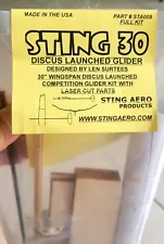 Sting 30 competition laser cut glider kit