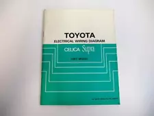 Toyota Celica Supra 1983 MA61 Electrical Wiring Diagram for USA Canada