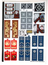 LEGO 70617 Temple of the Ultimate Ultimate Weapon -- NEW STICKER SHEET - Ninjago