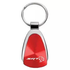 Dodge SRT Hellcat Tear Drop Key Ring (Red) (For: 1983 Dodge Charger Shelby)