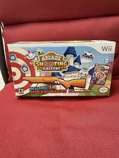 Arcade Shooting Gallery Game & 20” Blaster - Nintendo Wii Bundle Big Box NEW