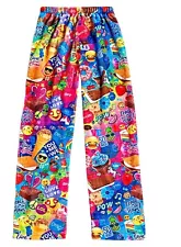 Emojicon & Text Little Girls Fleece Lounge Pants - 6-6X - NWT