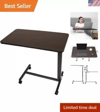 Carex Hospital Bed Table and Overbed Table - Laptop Table for Recliner, Bed, ...