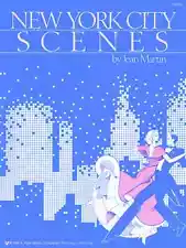 JEAN MARTIN NEW YORK SCENES MUSIC BOOK FOR PIANO SOLO SONGBOOK KJOS NEW ON SALE