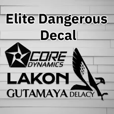 Elite Dangerous Manufacturer Decal sticker delacy core dynamics lakon gutamaya