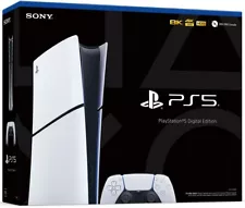 Sony PlayStation 5 PS5 Slim Console Digital Edition White 1TB Brand New Sealed