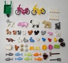 New Lego Farm Animals and Accessories Butterflies Bunnies Dogs Squirrels Fish