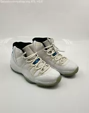 Jordan 11 Retro Legend Blue (2014) Men's Sneakers 378037-117 - Size 9 - Good