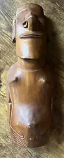 New ListingVintage Easter Island Hand Carved Statue