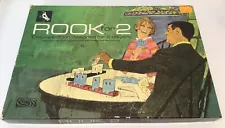 ROOK for 2 Game Parker Brothers Deluxe Edition Design for 2 Person Vintage 1968