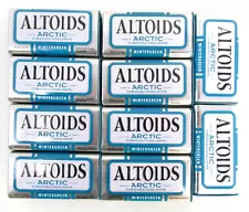 Lot of EMPTY Altoids Arctic Small Metal Tins 10 Craft Art Collecting Wintergreen