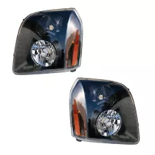 Headlight for 2007-2014 GMC Yukon XL 1500 XL 2500,Clear Lens, 1 Pair Headlamps