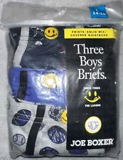 Boys Joe Boxer Briefs 3 Pack Size Large