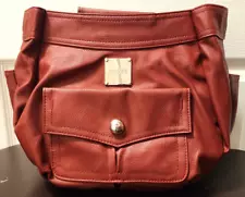 NEW - Miche Demi Shell - "Janet" dark red faux leather - Retired