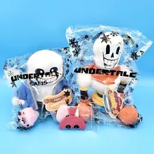 Undertale Sans and Papyrus Plush Figure Statue Set + Whoopie Cushion 10" & 12"