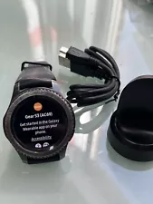 Samsung Gear S3 Frontier 46 mm Steel Case Silicone Band Smart Watch R760