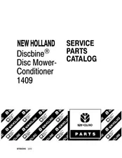 NEW HOLLAND 1409 DISCBINE DISC MOWER CONDITIONER PARTS CATALOG