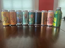 Tree House Brewing Company 9 Collectible Beer Cans - The King Series & Golf Can