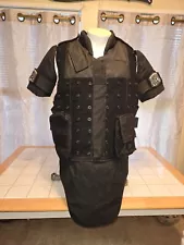 POINT BLANK TACTICAL VEST L-XL Level 3A, With Groin, Neck, Forearm Protection.