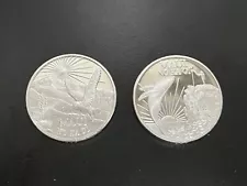 2017 & 2018 Maui No Ka Oi Trade Dollar .999 Fine Silver