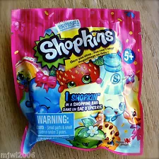 Shopkins SEASON 1 Blind Surprise MYSTERY BAG includes 1 Shopkin & 1 Shopping Bag