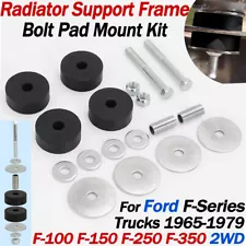 For Ford F100 F150 F250 F350 1965-1979 Bolt Pad Radiator Support Core Mount Kit (For: 1979 Ford F-350)