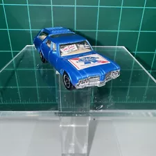 2011 Matchbox #18 '71 Oldsmobile Vista Cruiser (Blue) - “For Sale” Pabst