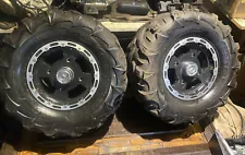 08-14 POLARIS RZR 800 OEM Wheels and Tires, Robby Gordon Edition.