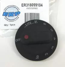 Exact 318099104 Gas Cooktop Burner Knob for Electrolux Frigidaire AP3874791