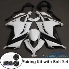 Fairing Kit Fit For Kawasaki Ninja 300 2013-2017 ABS Injection Bodywork w/ Bolts (For: Kawasaki Ninja 300)