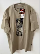 UNIQLO Attack on Titan UT Graphic T-shirt New 2023 Cotton 100% WOVEN FOR MEN