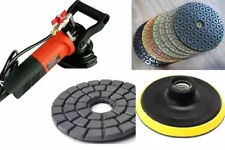 Wet stone concrete polisher 38 Polishing Pad 1000 Watt 2 Handle 4 carbon brush