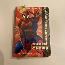 RARE! Vintage 1996 Fleer SPIDER-MAN SUPER CHEWS Bubble Gum Pack candy container