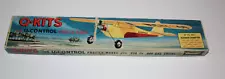 Vintage U Control Profile Model Airplane 1/4 A Aeronca kit, Q Kits Cavacraft